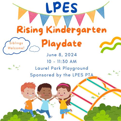 Rising Kinder Playdate, June 8 @ 10 AM